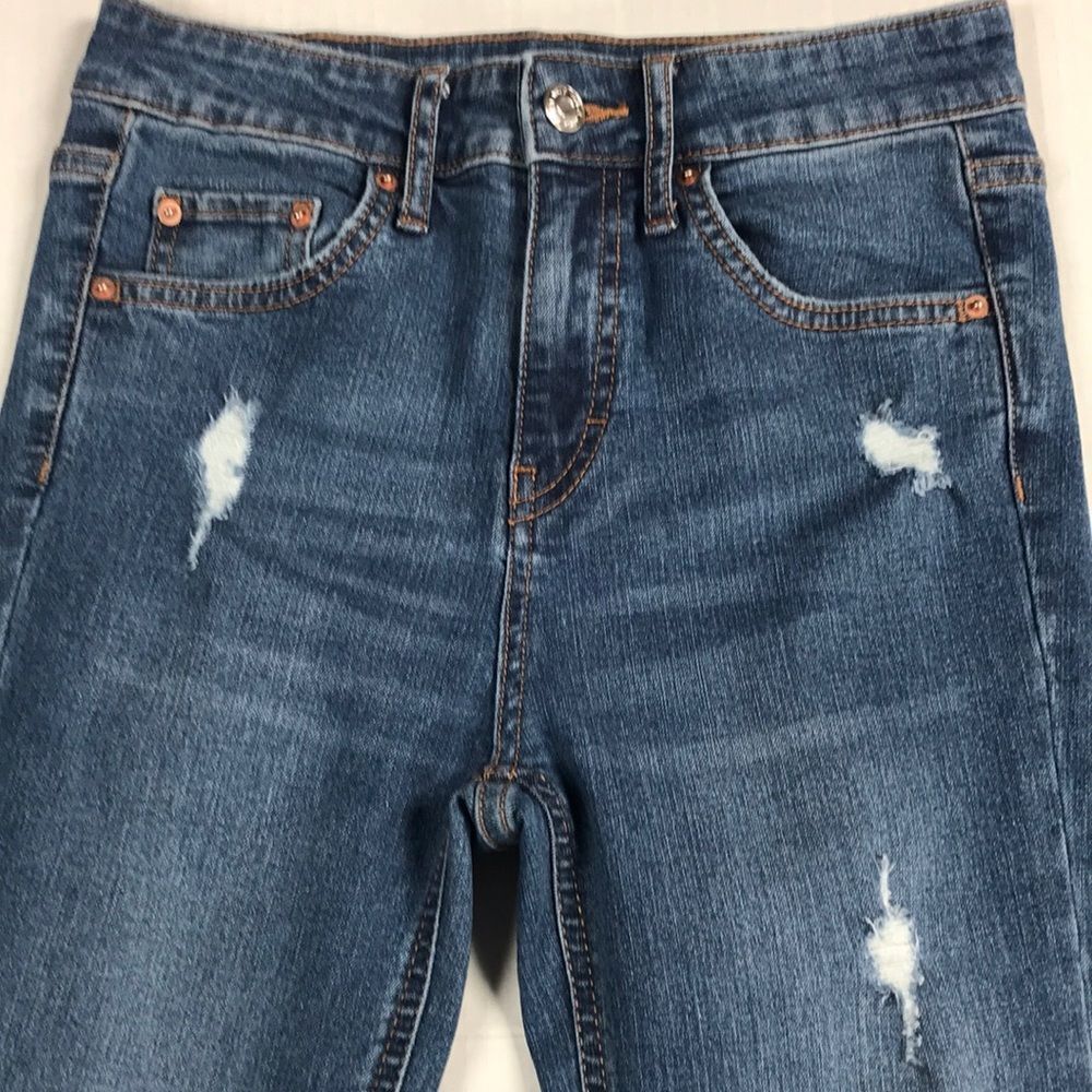 WILD FABLE High Rise Skinny Ripped Jeans Women's Size 0 Distressed Stretch Denim